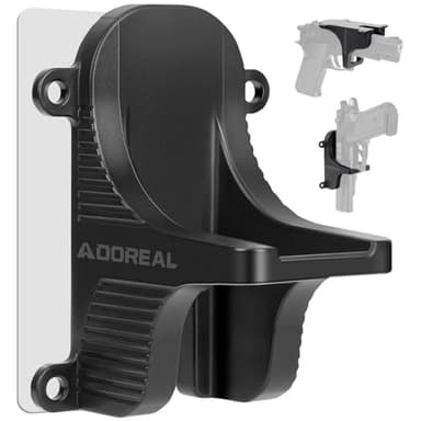 Adoreal Magnetic Gun Mount, Hole Free Gun Holster for Vehicle Home or Office, Magnetic Suction Concealed Gun Magnet for Pistol in Wall, Desk