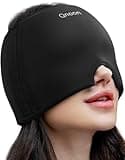 Migraine Relief Cap, Headache Relieve Cap Mask Products, Cooling Odorless Gel Ice Head Wrap for Tension, Stress,Hangover & Puffy Eyes