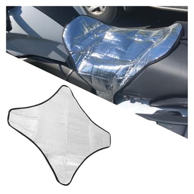 Figpade Motorcycle Seat Covers with Adjustable Cord,Portable Motorcycle Seat Cushion Cover for Cooling and Sun Protection,All-Season Motorcycles Cooling Seats Cover with Drawstring Bag