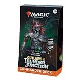 Magic: The Gathering Outlaws of Thunder Junction Commander Deck - Grand Larceny (100-Card Deck, 2-Card Collector Booster Sample Pack + Accessories)