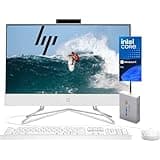 HP 22 inch All-in-One Desktop PC • 2024 Latest Model • Microsoft Office Trial • FHD Display • 64GB RAM • 2TB PCIe SSD • Intel CPU • RJ-45 • HDMI • Keyboard & Mouse • WOWPC Recovery USB • Win 11 Pro
