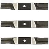RAParts 3PK Blades Fits Kubota fits Kommander 48" ZG123 ZG124 K5617-97530 K5575-97530