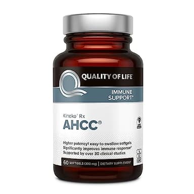 Premium AHCC Immune Support Supplement - Most Bioavaliable AHCC - Mushroom Extract - Quality of Life AHCC Kinoko Rx