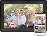 Glusine 10.1Inch WiFi Smart Digital Picture Frame 1280 * 800 HD IPS Touchscreen Digital Photo Frame、16GB Gift Digital Frame Send Photos and Videos via The Free app Uhale