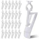 All In One Christmas Light Clip, Universal Gutter and Shingle Clip for C7, C9 and Mini Lights, 100 Pack