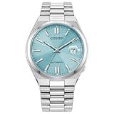 Citizen Tsuyosa Automatic Sky-Blue Dial and Stainless Steel Bracelet Watch 40mm NJ0151-53M