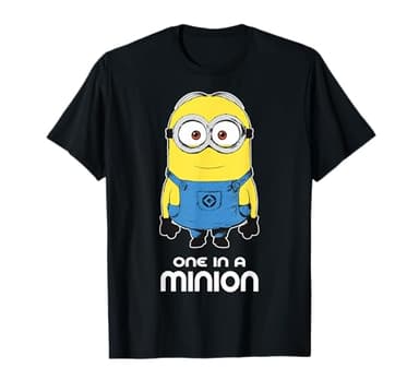 Despicable Me Minions Bob One in A Minion Graphic T-Shirt T-Shirt