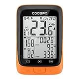 COOSPO Bike Computer Wireless GPS, Cycling Computer GPS Bike Tracker with Bluetooth/ANT+, Waterproof Bicycle Computer GPS Speedometer with Auto Backlight, 2.4 inch LCD Display