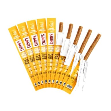 Chomps Original Turkey Jerky Meat Snack Sticks 10-Pack - Keto, Paleo, Low Carb, Whole30 Approved, 12g Lean Meat Protein, Gluten Free, Antibiotic Free, Zero Sugar Food