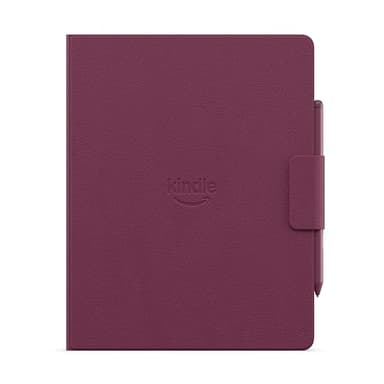 Introducing All-New Amazon Kindle Scribe Executive Folio Cover with Magnetic Attach, Sleek Protective Case - Premium Leather