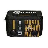 Corona Insulated Cooler with Speakers Modern Floating Cooler with Speakers Super Portable Travel Cooler Durable Speaker Cooler with Bluetooth for Parties, Festivals, Boats, and Beaches, Holds 36 cans