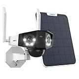 REOLINK 4K 8MP Dual-Lens Solar Security Camera Wireless Outdoor, 180° View for Home Surveillance, 2.4G/5GHz WiFi, Spotlight Color Night Vision, Human/Car/Pet Detection, No Extra Fee, Duo 2+Solar Panel