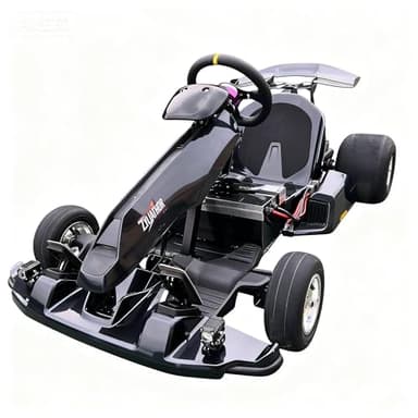 Zyliathor Electric Drift Go Kart for Track Racing, Mid-Mount 3000W (Peak 28kW), Up to 74.6MPH, 0-62mph 5.36s, 18S 52Ah, ~55.9-Mile Range, 3 Speed+Reverse, Quick-Release Wheel, Brake Cut-Off