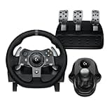 Logitech G920 Driving Force Racing Wheel and Pedals, Force Feedback + Logitech G Driving Force Shifter - Xbox Series X|S, Xbox One and PC, Mac - Black