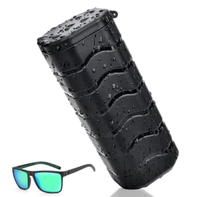 ClaspVital Tactical Hard Shell Sunglasses Case​, Military-Grade Crushproof & Water-Resistant Protective Case for Outdoor/Travel - Fits Ray-Ban, Oakley, Maui Jim & 200+ Premium Sunglasses