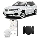 Car GPS Tracking Device for Vehicles,Cars etc,1PCS Real Time Vehicles GPS Tracker Work with Find My (iOS Only),Mini Hidden Car Tracker with Magnetic Waterproof Case,No Monthly Fee(Black)