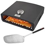 STAR PATIO Pizza Oven for Grill - Portable Grill Top Pizza Oven with Pizza Stone, Pizza Peel and Thermometer - Home Backyard Pizza Maker for Charcoal Grill, Gas Grill, PZB-002