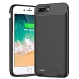 Battery Case for iPhone 6s Plus/6 Plus/7 Plus/8 Plus, 10000mAh Portable Protective Charging Case Compatible with iPhone 6s Plus/6 Plus/7 Plus/8 Plus (5.5 inch) Battery Pack Case with Carplay (Black)
