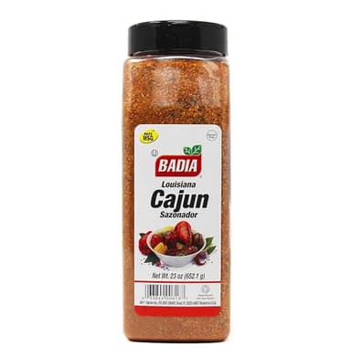 Badia Louisiana Cajun Seasoning, 23 oz – Bold & Spicy Creole Blend for Meats, Seafood, Vegetables & More