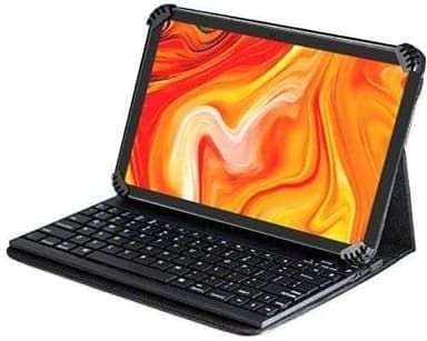 Navitech Rotational Bluetooth Keyboard Case Compatible with DUODUOGO 10" Tablet