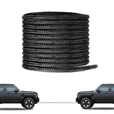 NDTEZUGT Unbreakable Boot Laces, Heavy Duty Work Round Shoelaces Replacement Shoe Strings, Stronger than Steel or Kevlar (Black 54”/140cm)