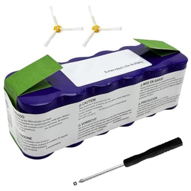 HPXXDJA for Replacement Parts XLife Extended Life Replacement Battery Compatible with Roomba R3 500 600 700 800 530 535 540 550 R3 560 570 580 595 620 630 660 650 760 770 Series