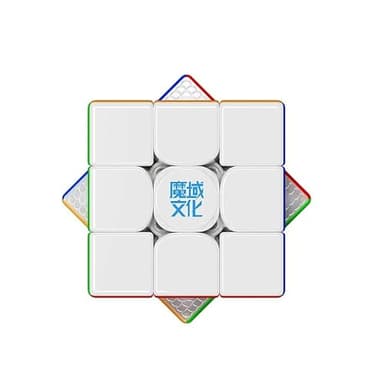 Moyu Super Weilong v2, Magnetic Cube Stickerless 3x3 Easy Turn & Smooth Faster & Professional(Magnetic UV Coated Version)