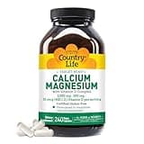 Country Life Target-Mins Calcium Magnesium with Vitamin D Complex for Total-Body Utilization and Osteoporosis Prevention