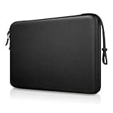 FINPAC Hard Laptop Sleeve Case for 13 inch MacBook Air M4 2025 M3 2024, 14 inch MacBook Pro M4/M3/M2/M1 A2918 A2992 A2779 A2442, 13'' Air/Pro, Waterproof Case for Dell, Surface Laptop, HP, Acer, Black