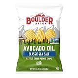 Boulder Canyon, Chips Potato Avocado Oil Sea, 5.25 Ounce
