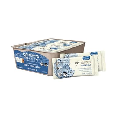 Gomacro, Nutrition Bar Oatmeal Chocolate Chip Organic 12 Count, 2.3 Ounce