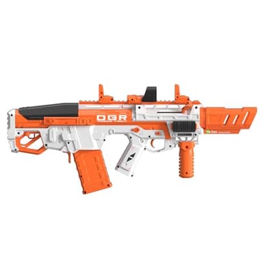 YaGee Blaster with 10k Round, Ideal, Family Backyard Fun, Winter Indoor/Outdoor Team Game, Over 14+, Orange