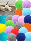 HEUHAI 40 PCS Cat Balls, Interactive Cat Toy Balls for Indoor Cats, Enhance Agility and Playfulness, Ideal Kitten Toys for Indoor Kittens, for Small and Medium Breed Sizes