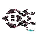 Kalair GFX Graphics Kit for Yamaha TTR 50 (2006-2023) Twitch Series Pink 09 Mil - Dirt bike Custom Racing Graphics Decals Stickers Kit, no-plastics
