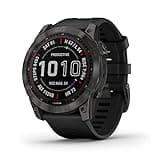 Garmin Fenix 7X Sapphire Solar Smartwatch Solar Charging Rugged Outdoor Watch with GPS Touchscreen (Renewed)