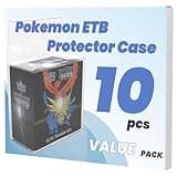 HOUSYLOVE PET Elite Trainer Box Case Protectors - 10 Pack Clear PKMN Display Case - 0.5mm Thick Crystal Clear Protection