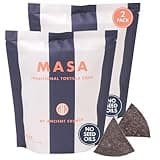 MASA Chips Blue Corn Tortilla Chips - Naturally Grown Blue Corn with Grass Fed Tallow and Sea Salt Tortilla Chips - No Seed-Oil Snacks - 2 Pack, 5 Ounce Each