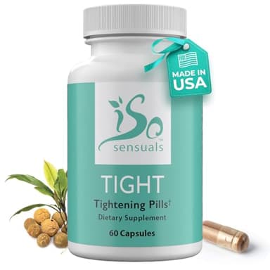 IsoSensuals TIGHT Vaginal Tightening Pills – Rejuvenate and Balance Naturally with Maca, Kacip Fatimah, and Fenugreek – 1 Bottle
