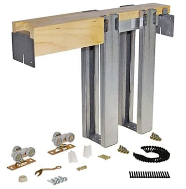 Johnson Hardware 1500 Series Commercial Grade Pocket Door Frame for 2x4 Stud Wall (36 Inch x 84 Inch)
