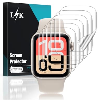 LϟK 6 Pack TPU Screen Protector for Apple Watch 40mm SE 3 /SE Series 6/5/4 - Anti Scratch No Bubbles [Touch Sensitive] Upgrade Flexible HD Film for iWatch 40mm 2025