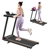 Treadmill for Home with Incline Folding Treadmills Running Machine for Small Spaces with Handle 350 LB, 3.5 HP, 7.5 MPH Foldable Treadmill with App