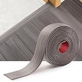 INMOZATA 10Ft Floor Transition Strip, Self Adhesive Vinyl Cover Floor Strip Laminate Flat Divider Flooring for Joining Floor Gaps, Carpet, Threshold Cover, Floor Tiles, Doorway Transitions Strip(Gray)