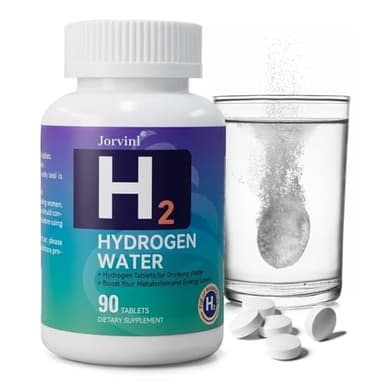 Jorvinl Hydrogen Water Tablets with 150 MG Magnesium,Rich in antioxidants | 12 PPM H2 Molecular Hydrogen for Fitness, Travel & Office Use, Supports Cellular Health, Recovery & Cognitive Function