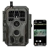 GardePro E8 Trail Camera WiFi 32MP 1296p Fast 0.1s Trigger Speed Motion Activated 100ft Night Vision IP66 Waterproof