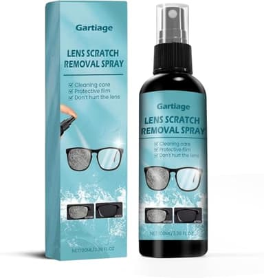 Gartiage 2026 New Upgraded Eyeglass Scratch Remover for Lenses, Eyeglass Cleaner Spray, Glasses Lens Scratch Remover for Eyeglasses, Sunglasses Cleaning Kit（1）