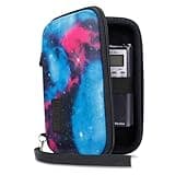 USA GEAR Ghost Hunting Equipment Case - Paranormal Equipment Bag with Scratch Resistant Interior and Hard Shell Exterior Compatible with Spirit Box SB7, SBox Spirit Box EVP Recorder & More - Galaxy