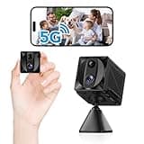 ZTTAOLII 5G WiFi Hidden Spy Camera - 4K HD Indoor Security Cam, AI Motion Detection, 100-Day Battery, Night Vision, Wireless Mini Camera for Home/Baby/Pet (Camera)