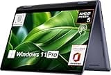 Dell Inspiron 7445 2-in-1 Laptop, with Office 2024 Lifetime License, 14" Full HD+ Touchscreen, AMD R5 8640HS, Radeon Graphics, 16 GB DDR5, 1 TB SSD, Fingerprint, Windows 11 Pro, w/Cefesfy Accessories