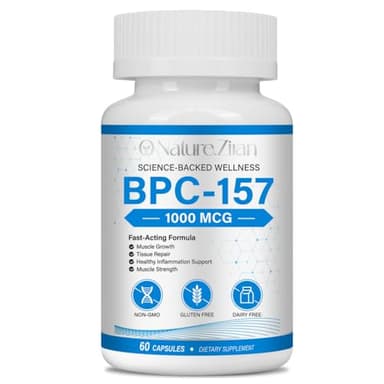 Ninsiec BPC-157 Peptide Capsules 1000Mcg 60 Count