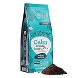 Four Sigmatic Calm Organic Decaf Ground Coffee | Swiss Water Decaf Coffee with Chaga & Reishi Mushroom Extracts | 12oz Bag